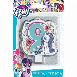 Свеча цифра 9 My Little Pony