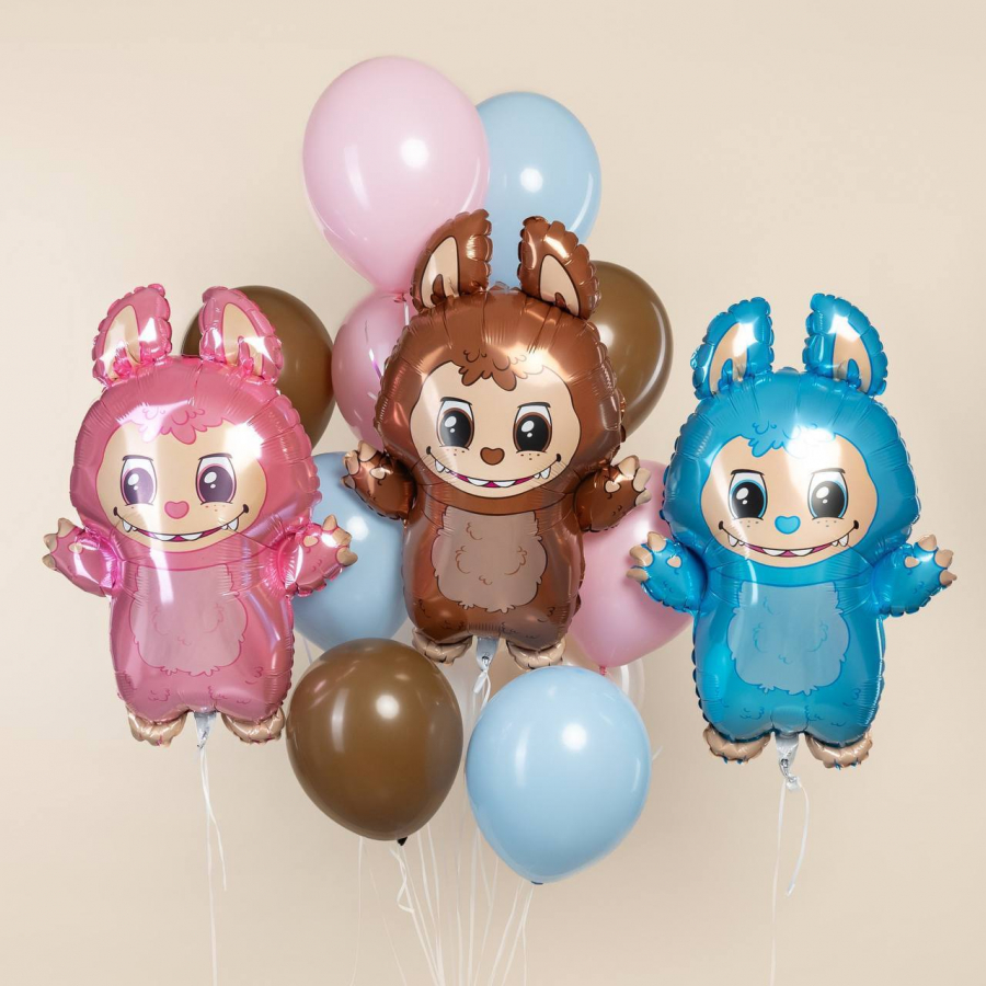 Композиция «Три лабубу»