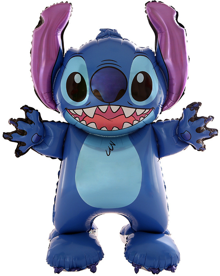 Шар 3D Фигура на подставке, Любимый монстрик Стич обнимашки