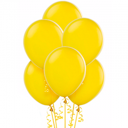Воздушный шар Желтый Пастель