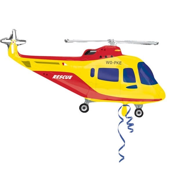 Фольгированный шар с гелием - Вертолет