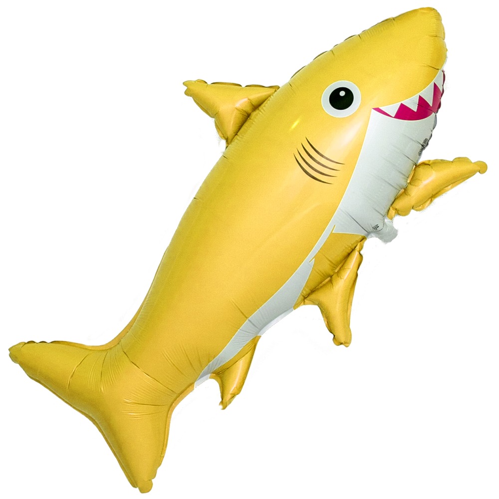 Шар Фигура, Счастливая акула, Желтый