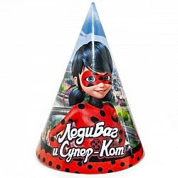 Колпаки Леди Баг (м_ф Леди Баг и Супер-кот), 6 шт