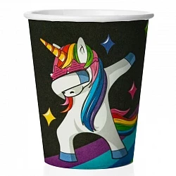 Стаканы (250 мл) Танцующий единорог, 6 шт