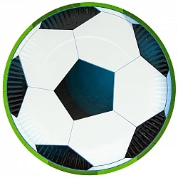 Тарелки (9_23 см) Футбольный мяч, 6 шт.