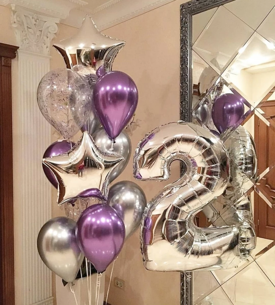 Шары на День Рождения ребенка 2 года