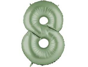 Шар Цифра 8 Сатин Olive Green