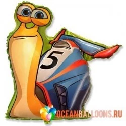Фольгированный шарик фигура улитка Турбо